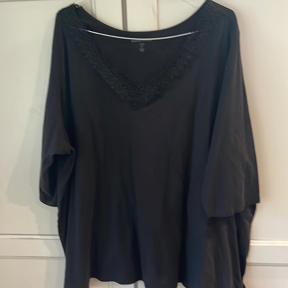 Woman within black shirt